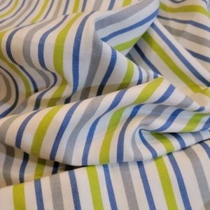 DWELL STUDIO ROBERT ALLEN Fabric 3 yards stripe blue green